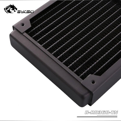 Bykski B-RD360-TN, 360mm Single Row Radiators, 29mm Thickness, Standard Water Cooling Radiators , | Water Cooling Accessory