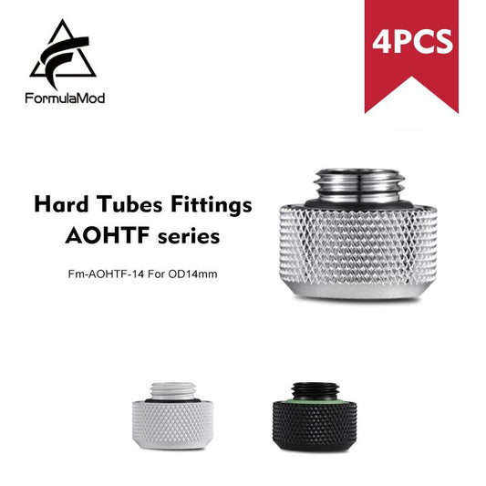 Anti-Off Type Hard Tube Fitting Formulamod Non-Slip Silicone G1/4" For Od14mm Computer Case Water Cooling Copper component