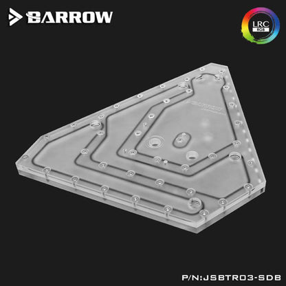 Barrow JSBTR03-SDB Waterway Boards For JONSBO TR03 Case Aurora For Intel CPU Water Block & Single GPU | Liquid Cooling Block