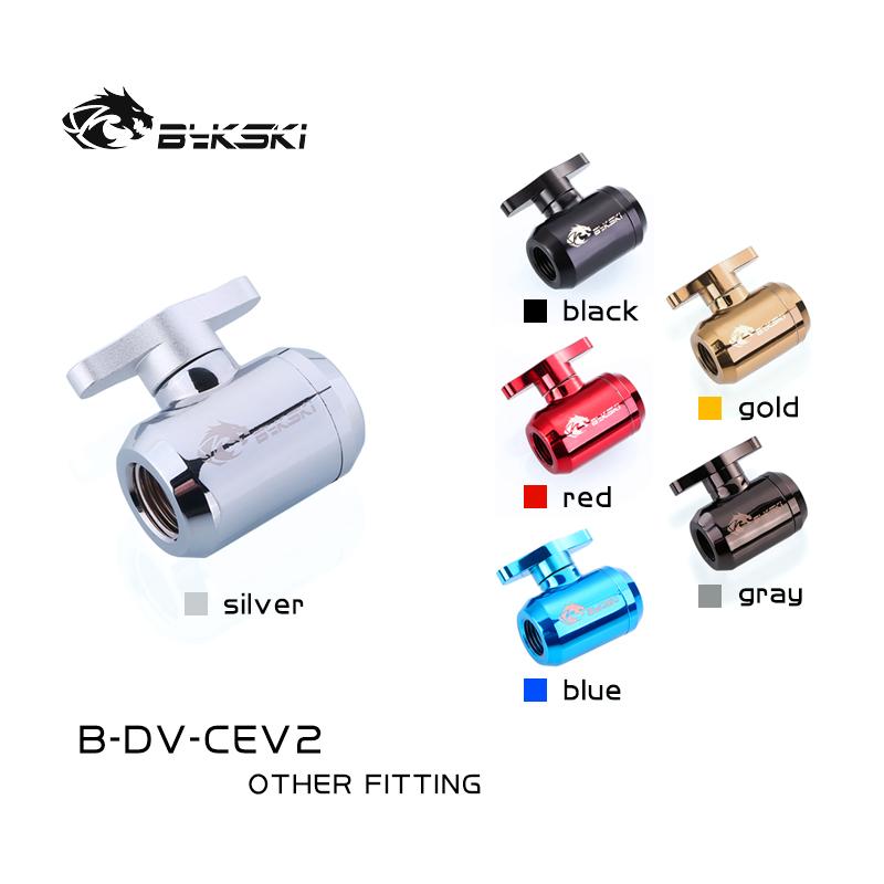 Bykski B-DV-CEV2 Hand Screw Water Valves , Boutique Multiple Colour G1/4'' Water Cooling Valves, For Hard Tube Cooling System