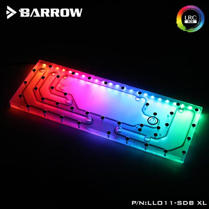 Barrow LLO11-SDB XL LRC 2.0 Waterway Plate for Lianli O11D XL Case Aurora For Intel CPU Water Block & Single GPU Building