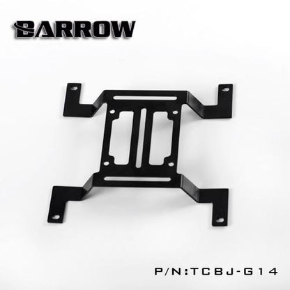Support de radiateur Barrow TCBJ-G14, support de réservoir d'eau, support de pompe à eau, support de montage de ventilateur de 14 cm