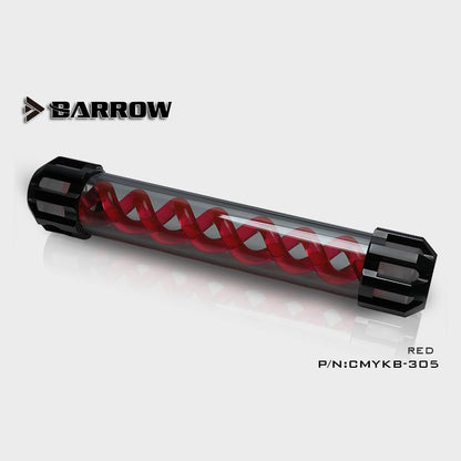 Barrow CMYKB-305 Dark Night Virus-T Reservoirs Aluminum Alloy Cover + Acrylic Body Multiple | PC Water Cooling Accessory