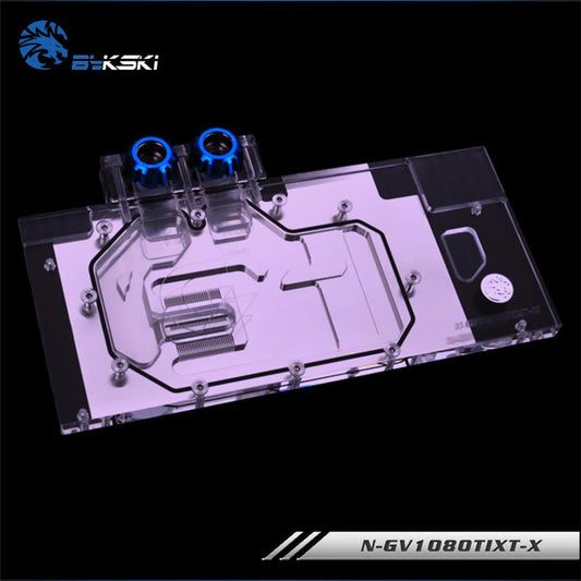 Bykski N-GV1080TIXT-X, Full Cover Graphics Card Water Cooling Block RGB/RBW for Gigabyte AORUS | Water Cooling Block