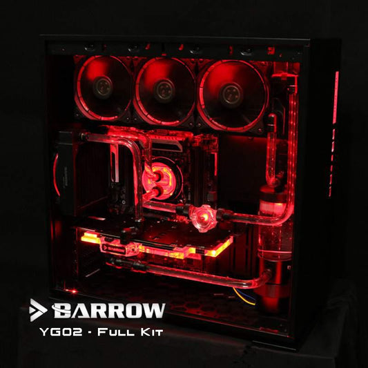 Barrow YG02, Hard Tubes Water Cooling Kit, 12v 4pin Lighting System, Strong compatibility, Nvidia | Water Cooling Block