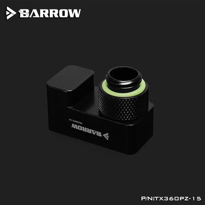 Barrow TX360PZ-15, 15mm 360 Degrees Rotary Offset Fittings , G1/4  15mm Male To Female Extender Fittings