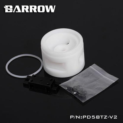 Barrow YKD5BTZ-V2/PD5BTZ-V2 POM/PMMA Acrylic water pump top for D5 / MCP655 serise pump computer water | Water Cooling Pump