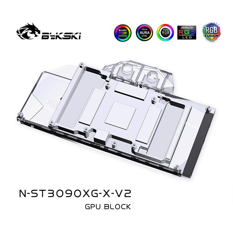 Bykski GPU Water Cooling Block For ZOTAC RTX3090/3080 GAMING OC, Liquid Cooling Cooler For Graphics Card, N-ST3090XG-X-V2