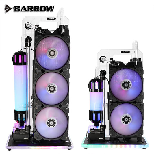 Barrow ITX Case External Water Cooling Bracket Radiator Dock For CPU GPU Cooler, Form PC Liquid | Custom Loop Radiator