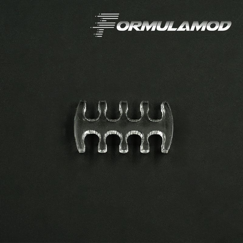 FormulaMod Fm-Cablecombs, Transparent Cable Combs/Clamps, For 24/16/14/12/8/6/5/4Pin Cables, Easy Organize And Fix Cables