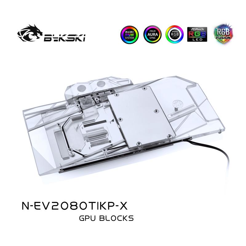 Bykski N-EV2080TIKP-X GPU Water Cooling Block For EVGA Nvidia Geforce RTX 2080Ti KiNGPIN Computer | Water Cooling Block