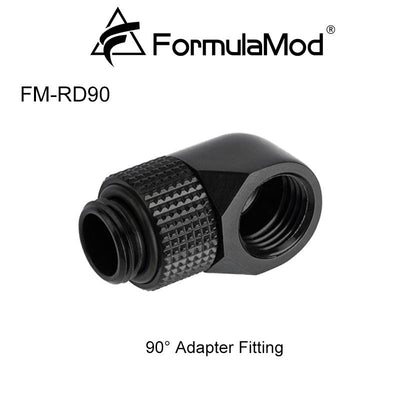 FormulaMod G1/4" thread 45 degree & 90 degree Rotary Fitting, Adapter for PC water cooling system, | Water Cooling Fitting