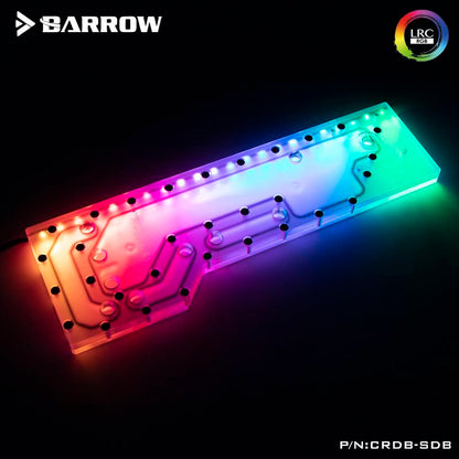 Barrow CRDB-SDB, Waterway Boards For COUGAR DarkBlader Case Aurora, For Intel CPU Water Block & Single GPU Building