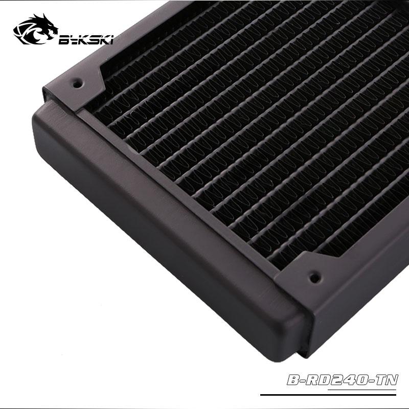 Bykski B-RD240-TN, 240mm Single Row Radiators, 29mm Thickness, Standard Water Cooling Radiators , | Water Cooling Accessory