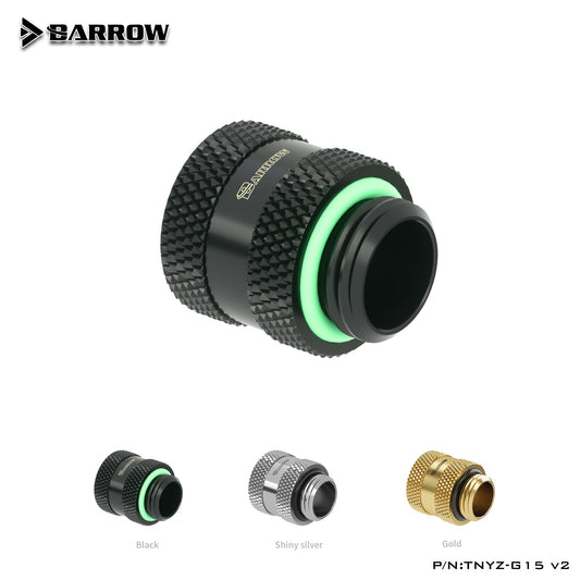 Barrow TNYZ-G15 v2, 15mm Male To Female Extender Fittings, G1/4 Male To Female Water Cooling Fittings | Water Cooling Fitting