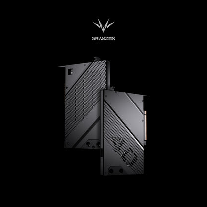 Granzon Full Armor GPU Block For Nvidia RTX 3090Ti Founders Edition, Full Coverage Full Wrap Cooling Armor, Bykski Premium Sub-Brand High Quality Series GPU Water Cooling Cooler, GBN-RTX3090TIFE