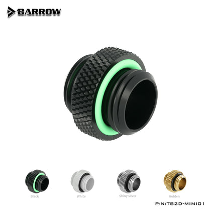 Barrow Mini Male To Male Fitting, G1/4'' M2M Adapter, Dual Male Quick Connector, TB2D-MINI01