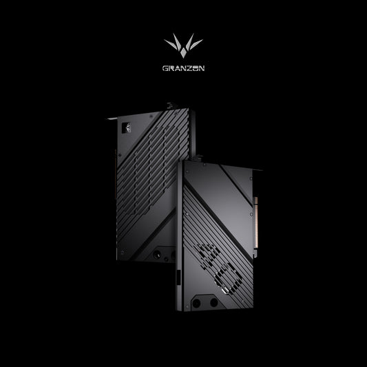 Bloc GPU Granzon Full Armor pour Nvidia RTX 4090 Founders Edition, armure de refroidissement complète à couverture complète, refroidisseur de refroidissement par eau GPU Bykski Premium Sub-Brand de haute qualité, GBN-RTX4090FE 