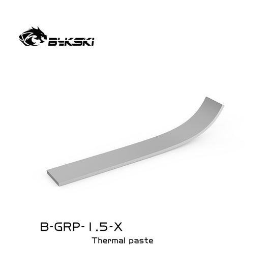 Bykski Thermal Pad, Coefficient de conductivité thermique 6w Pâte thermique de graisse de silicone, Pour mémoire de bloc GPU / MOS, Pâte thermique GDDR6/4090, B-GRP-1.5-X 