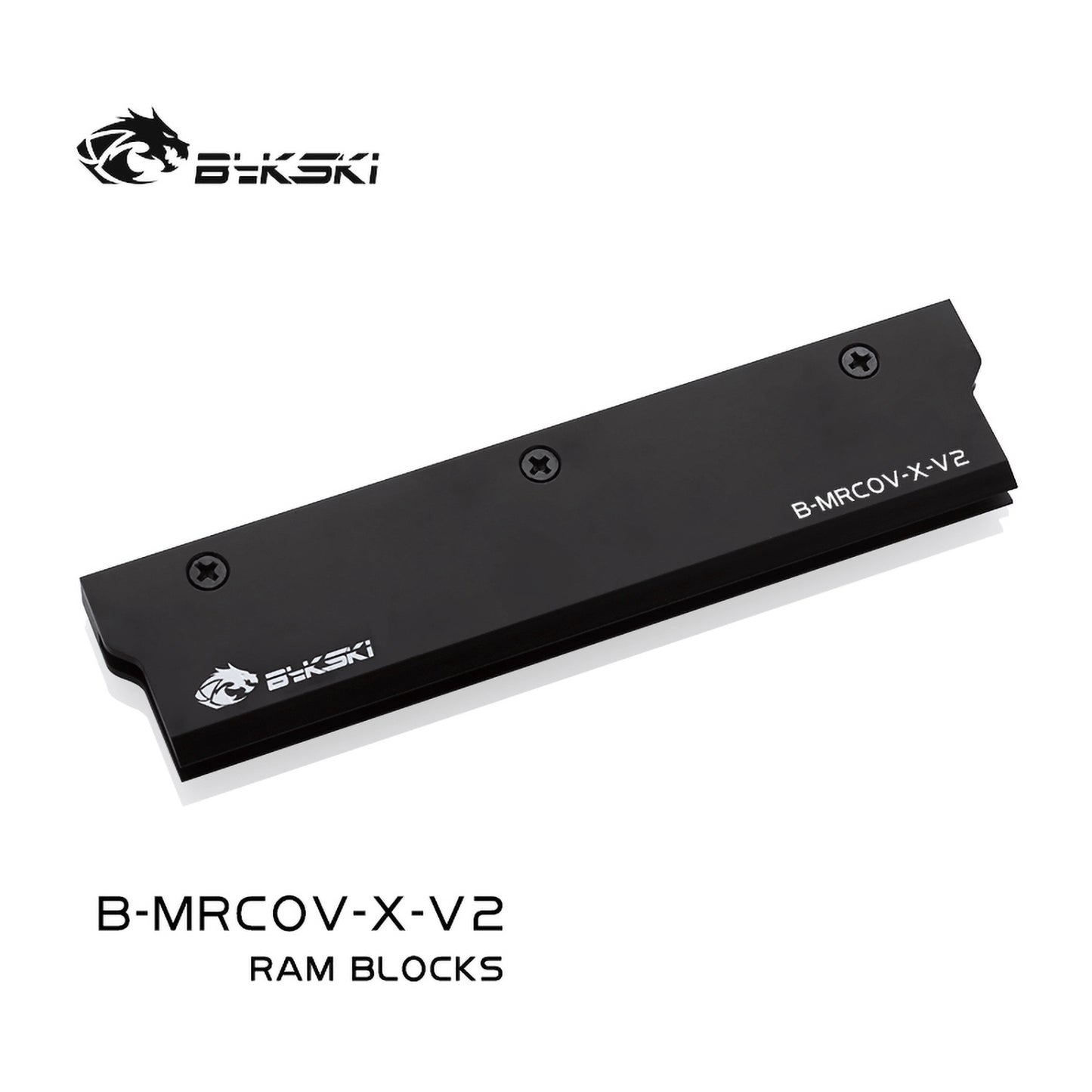 Bykski RAM Cooling Armor, Random Access Memory Vest Cover, Heat Sink Clip Water Cooling Armor Kit For Memory, B-MRCOV-X B-MRCOV-X-V2
