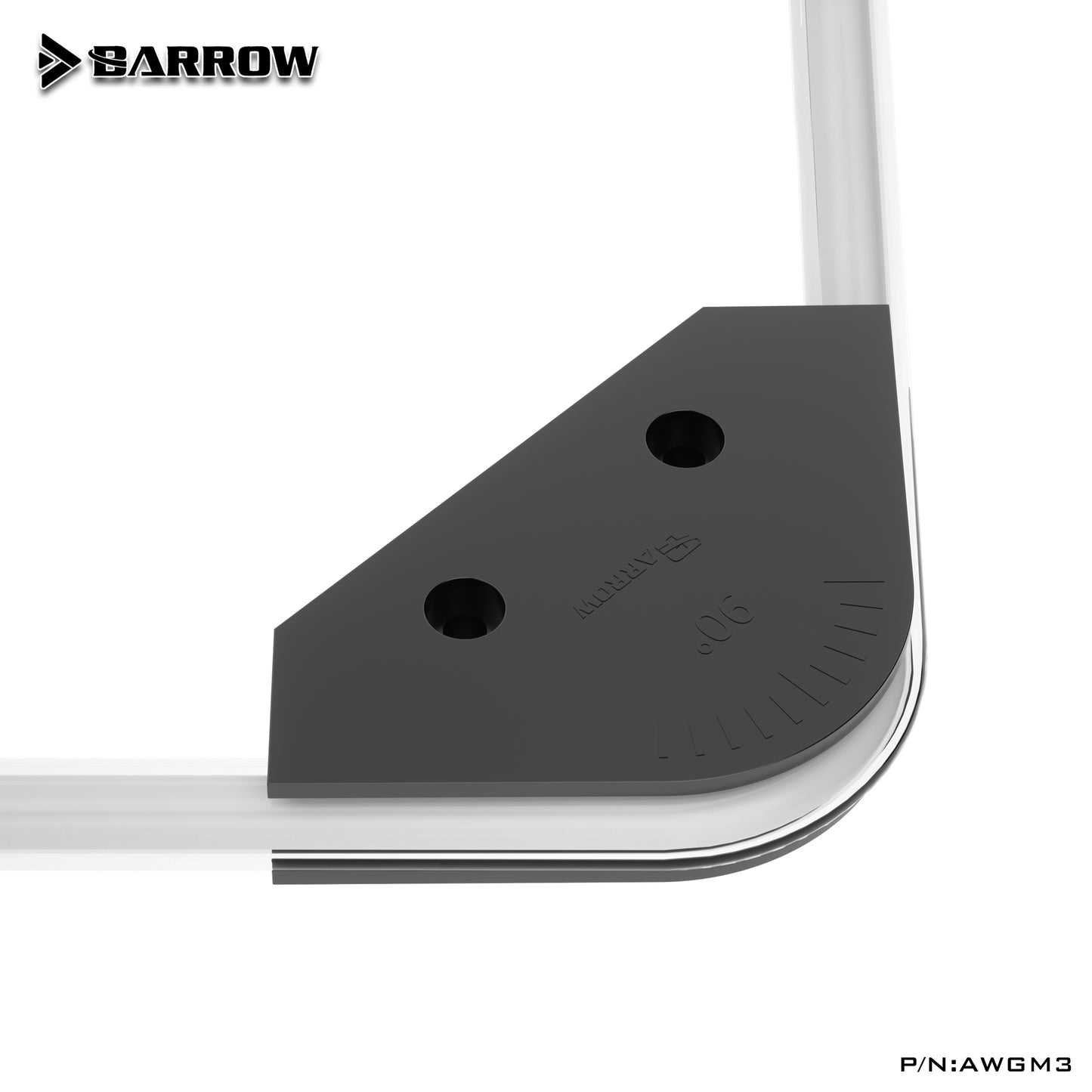 Barrow Mould For Hard Tube Bending, 45°/90°/180° Mold Bender For OD12/14/16 Acrylic/PETG Hard Tube, ABS Bending Mould Kit, AWGM3