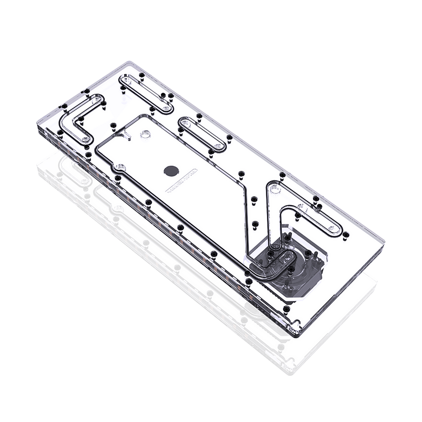 Bykski Distro Plate Kit For Thermaltake Premium AH T600 Case, 5V A-RGB Complete Loop For Single GPU PC Building, Water Cooling Waterway Board, RGV-TT-AHT600-P