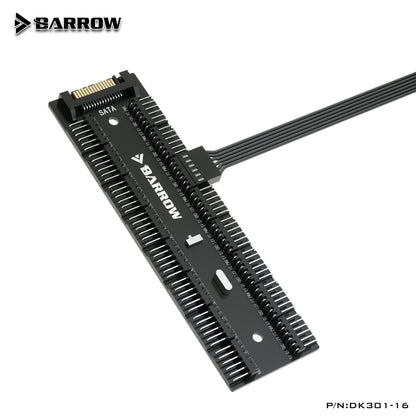 Barrow 16-Ways Full Function A-RGB And Fan Integrated Controller,  Support To Remote Control And Sync To Motherboard 5v A-RGB, DK301-16