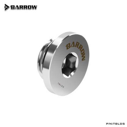 Barrow Ultra-thin Inner Hexagon Plug, G1/4" Brass Water Cooling Stop Plug Fitting, TBLDS
