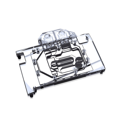 Bykski GPU Water Block For Colorful iGame RTX 3060 Ti Mini OC LHR / RTX 3060 Mini OC 12G L, Full Cover With Backplate PC Water Cooling Cooler, N-IG3060TIMINI-X