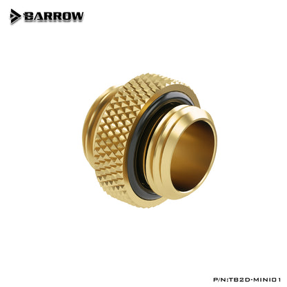 Barrow Mini Male To Male Fitting, G1/4'' M2M Adapter, Dual Male Quick Connector, TB2D-MINI01