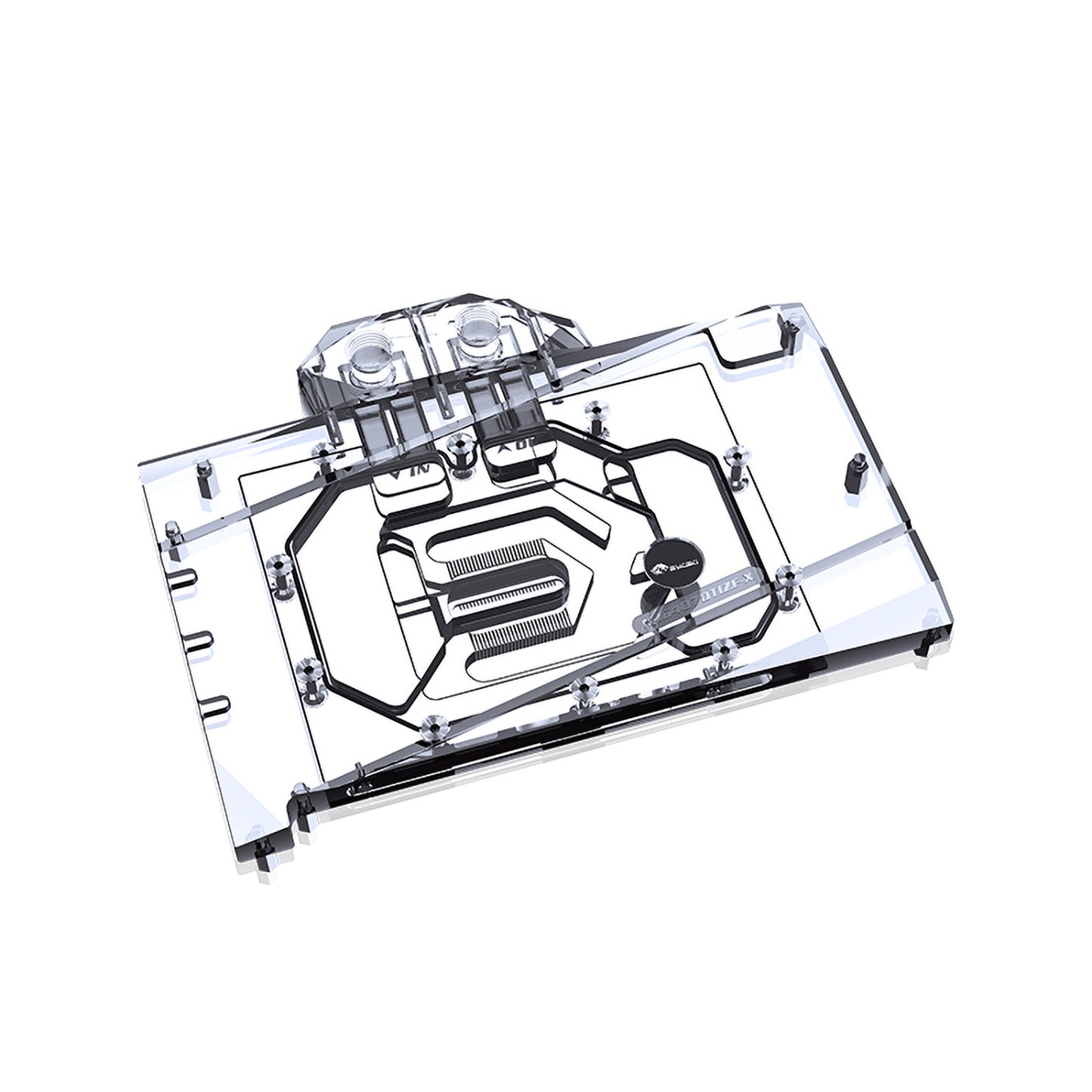 Bykski GPU Water Block For Colorful RTX 4070 Ti Battle-AX, Full Cover With Backplate PC Water Cooling Cooler, N-IG4070TIZF-X
