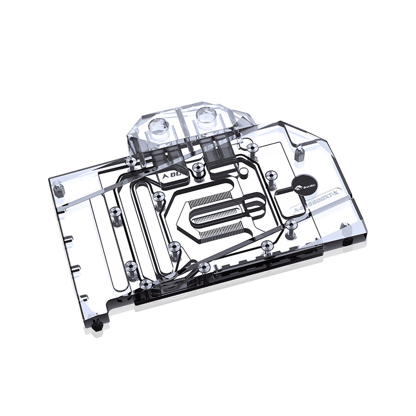 Bykski GPU Water Block For Gigabyte RX 6600 XT Eagle, Full Cover With Backplate PC Water Cooling Cooler, A-GV6600XT-X